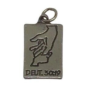 Pro Life Charm Bracelet Necklace Baby Hold Adult Finger Deut 30:19 Christian